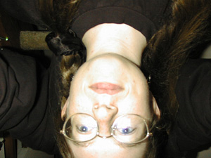 Upside down